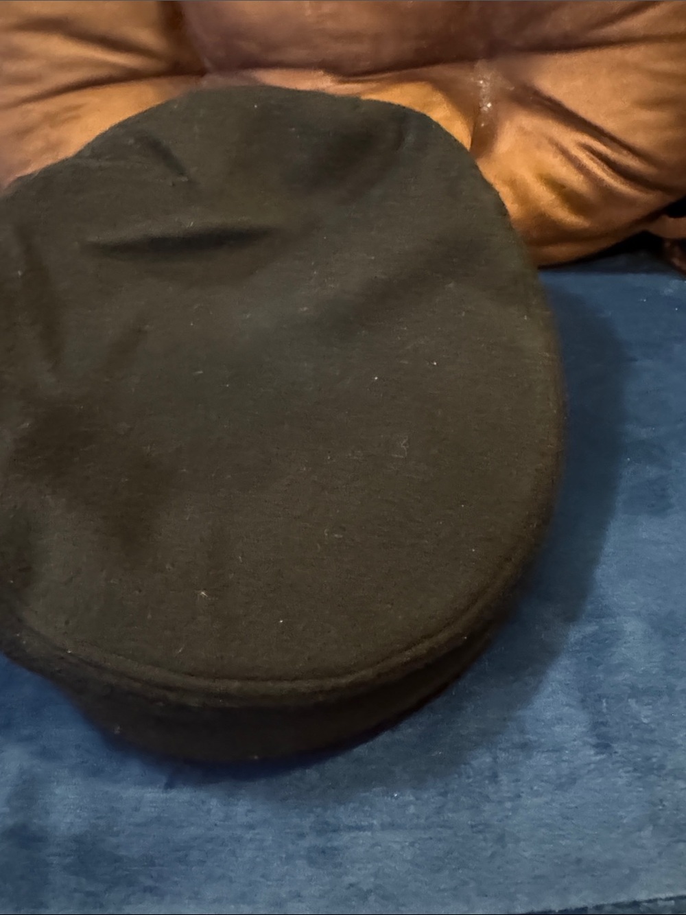 Vtg Luigi Baroni Cashmere Seifter Newsboy Flat Cap Size Hat Made Italy